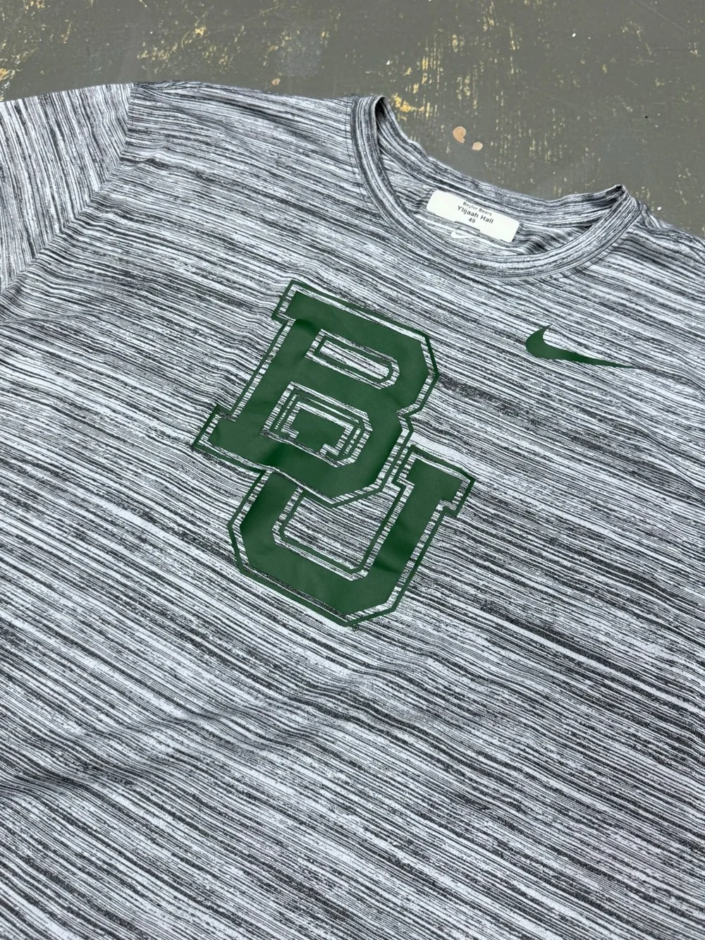 Nike Baylor University Bears Medium Heather Grey NCAA XXL Dri-Fit 943202-071